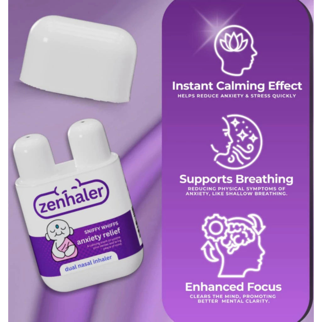 ZENHALER AROMA DUO – TRAVEL-FRIENDLY INHALER PORTABLE AROMA STICK