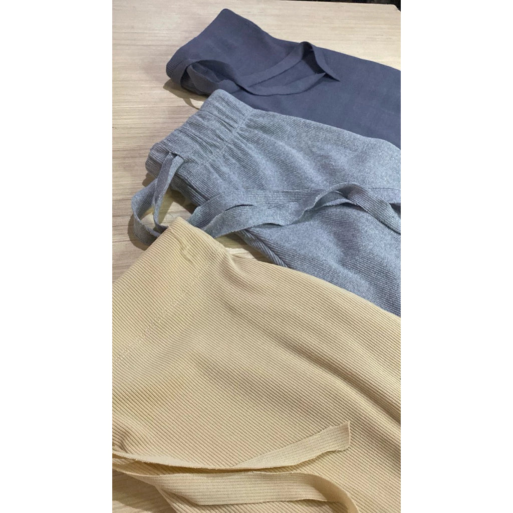 Harper Pants Thick Long pants with side Pockets Minimalist for Women - Comfortable and Basic