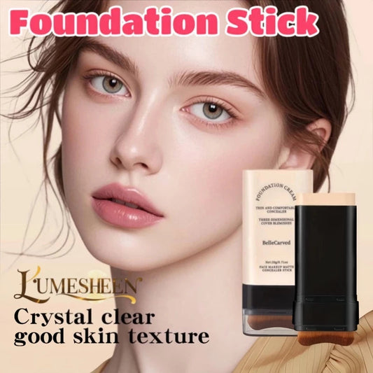 Dual-ended Eraser Foundation Stick 5 Colors Concealer Moisturizing Long Lasting Portable Design