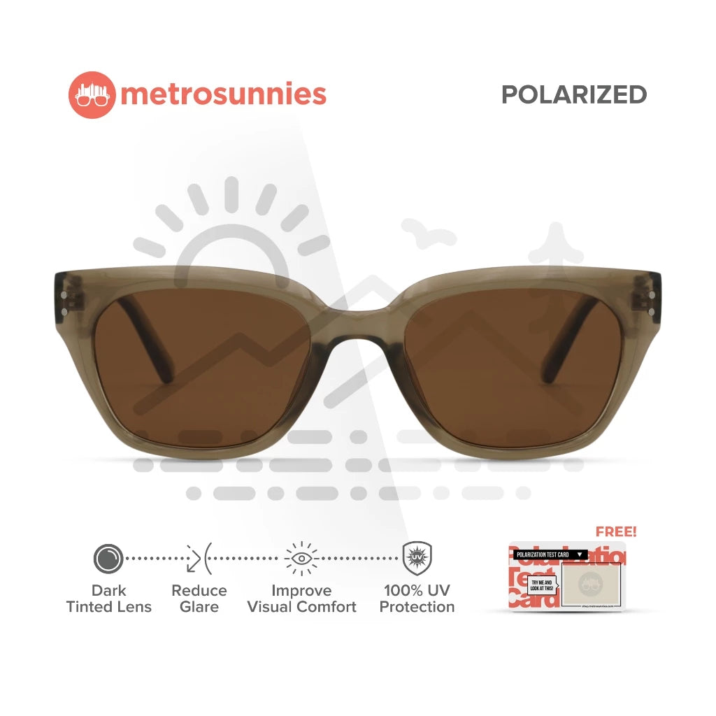 MetroSunnies Riley Sunnies / Polarized Sunglasses UV400 / Fashion Eyewear for Men and Women