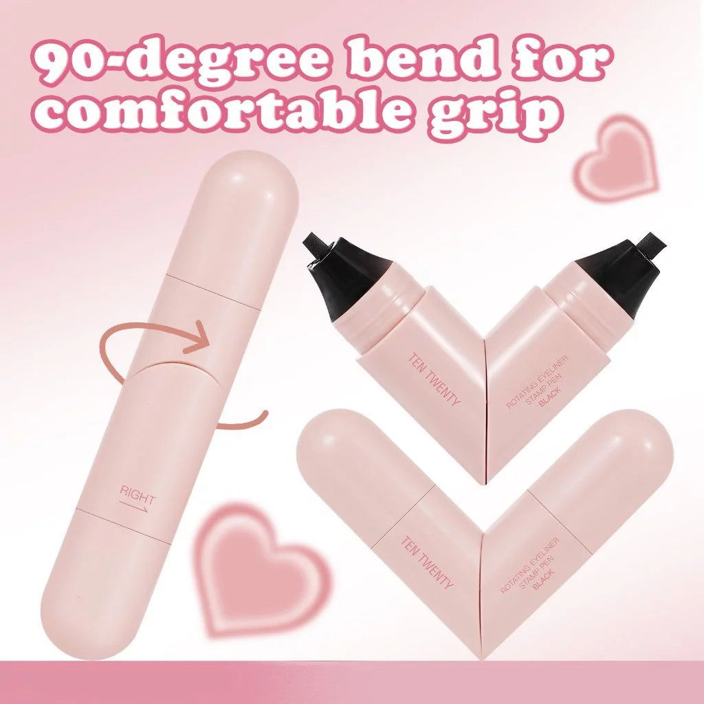 Ten Twenty Rotating Eyeliner Heart Stamp Pen Dual Eyeliner for Left and Right