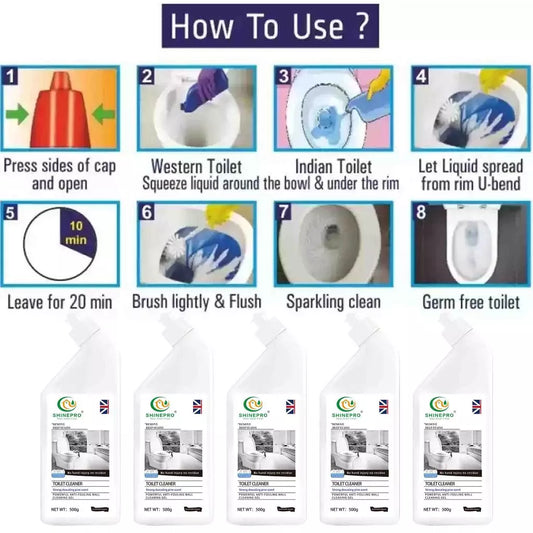 Toilet Cleaner Powerful Anti-Fouling Wall Cleaning Gel Cleaner 100% 500grams