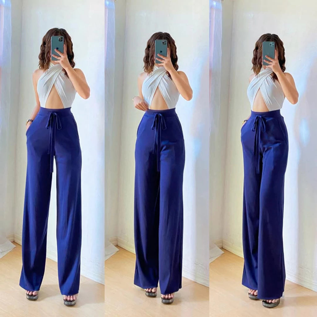 Harper Pants Thick Long pants with side Pockets Minimalist for Women - Comfortable and Basic