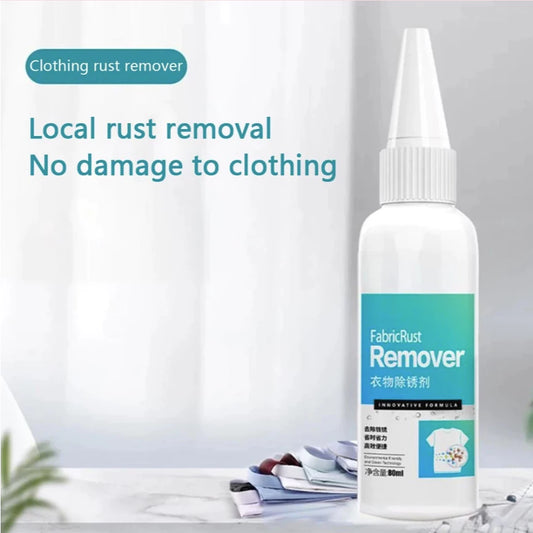 Fabric Rust Remover For Clothes Rust Stain Remover For Clothes Cleaner Drop Clothing Cleaning 80ml