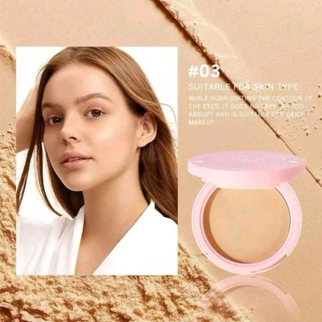 DW PINK FACE POWDER WITH SPF25 PA+++ WATERPROOF LONG LASTING OIL CONTROL POWDER