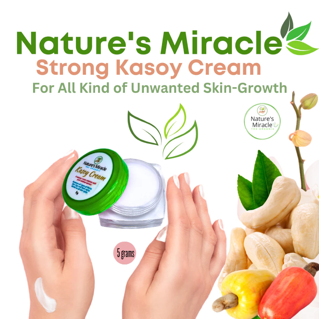 Natures Miracle Original. Watery Strong Kasoy Cream for Millia Syringoma Mole