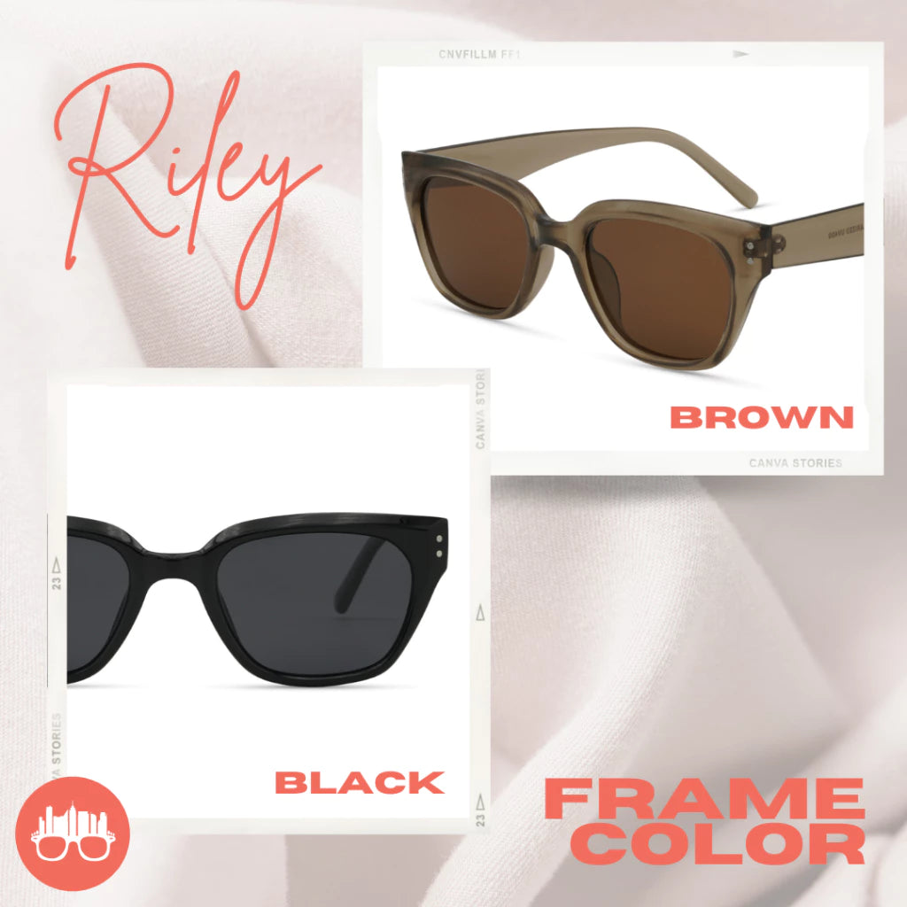 MetroSunnies Riley Sunnies / Polarized Sunglasses UV400 / Fashion Eyewear for Men and Women