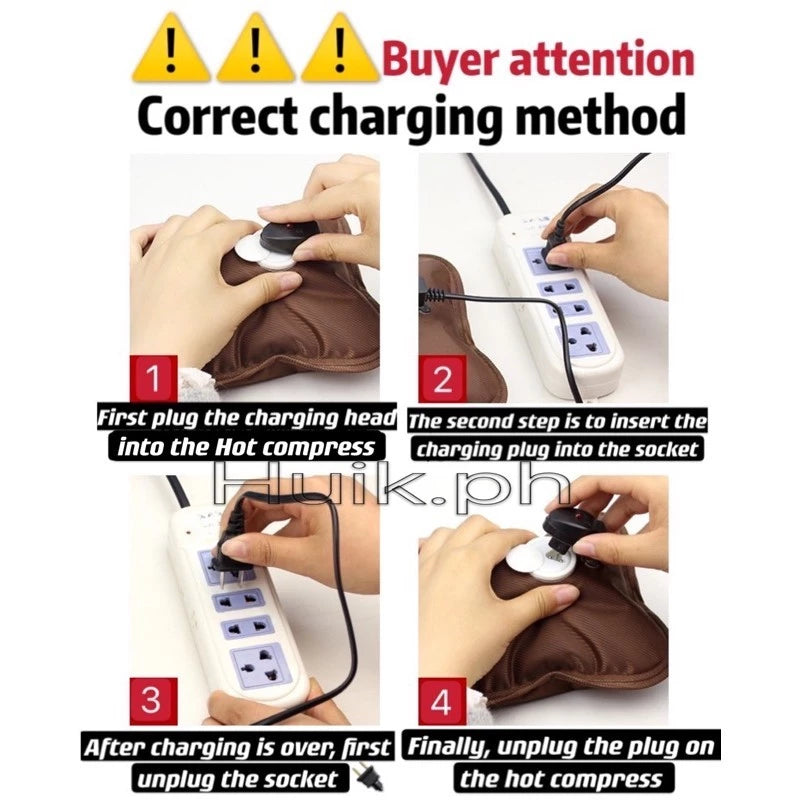 Electric Automatic Power Off Hot Compress Rechargeble Hot Bag Heating Bag