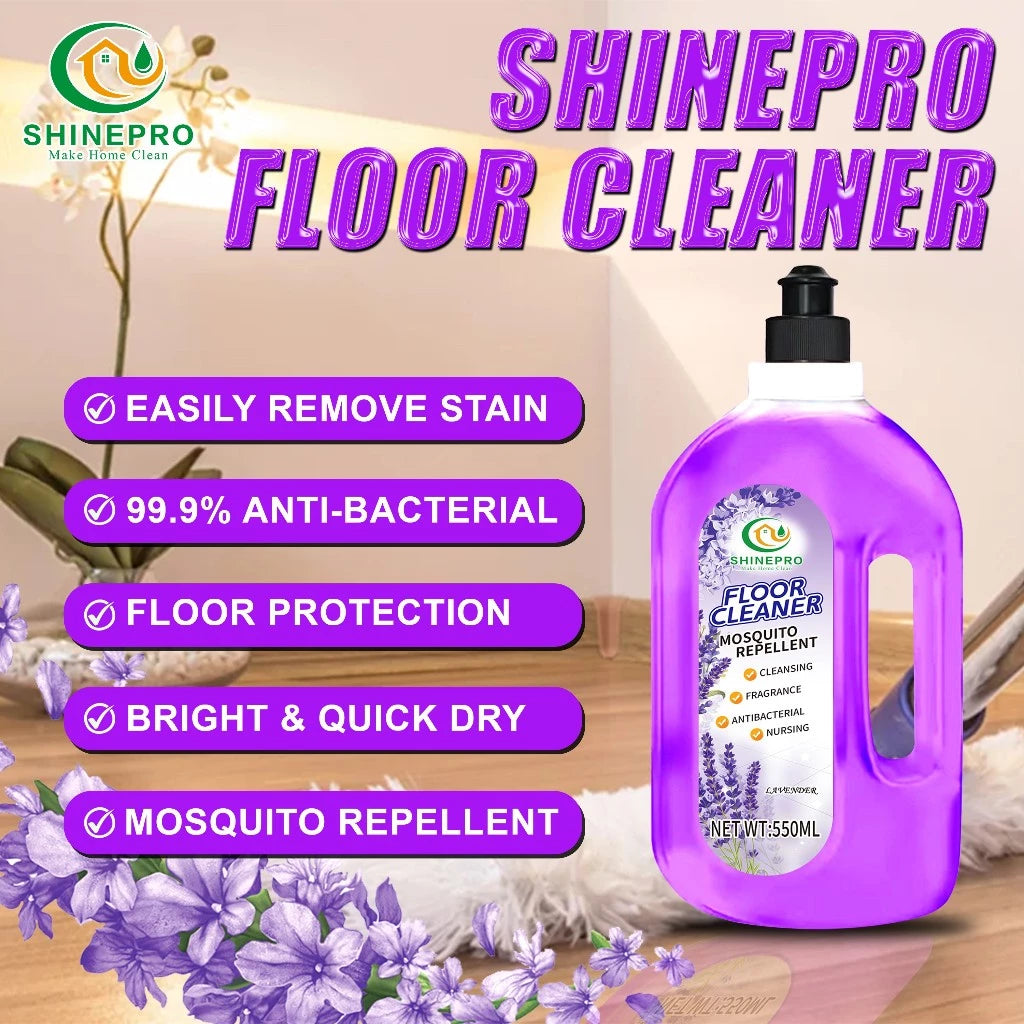 Shinepro Floor Cleaner with Mosquito Repellent, Remove Stain, Mosquito Free, Bright Floor