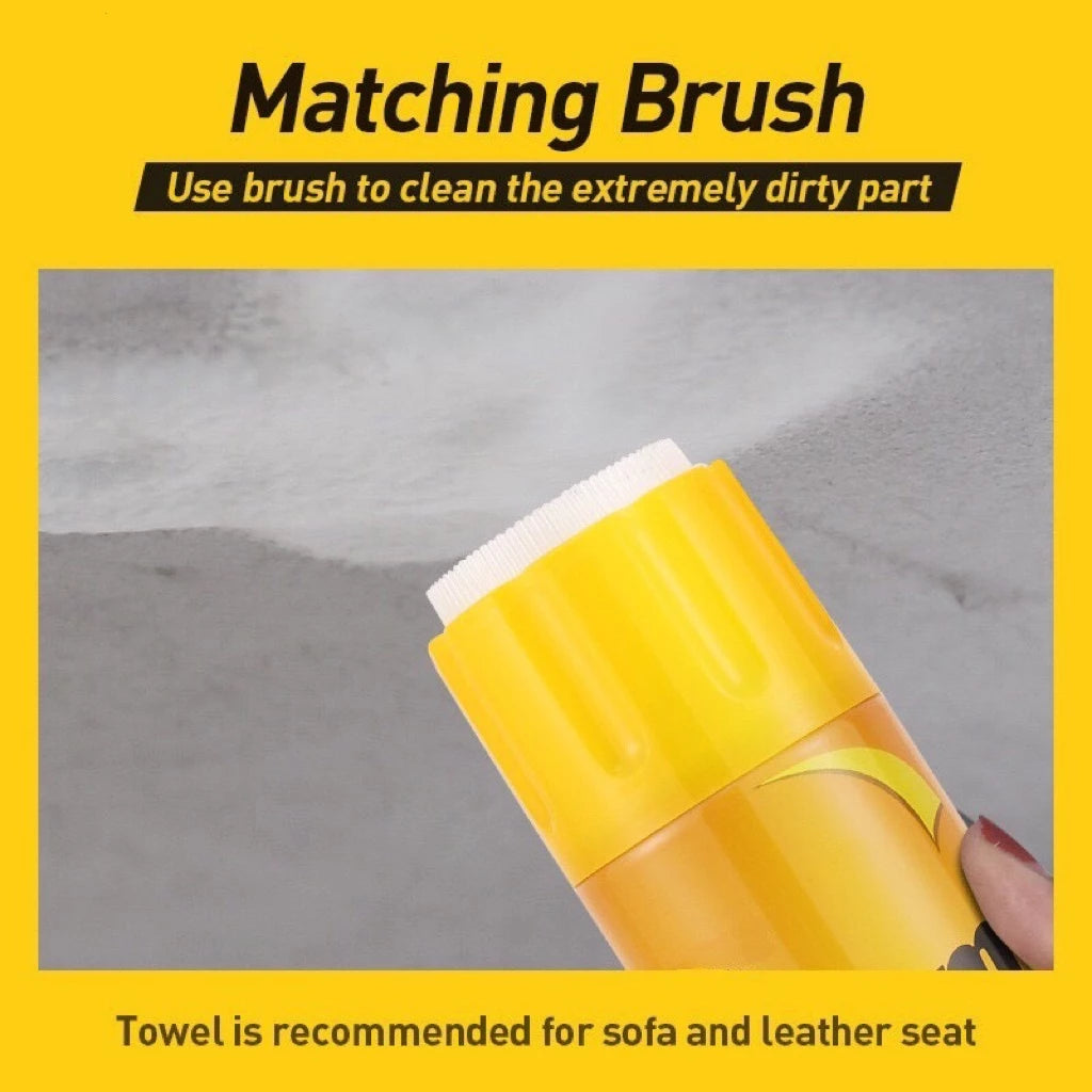 Foam Cleaner Spray 450ml Car Wash Clean MultiFunctional Strong Decontamination Motor