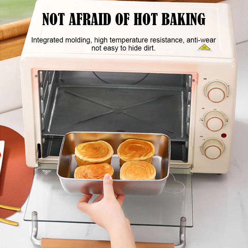 (5PCS) Stainless steel box Food Tray Fresh Keeping Box Food Container With Cover Food Storage organizer