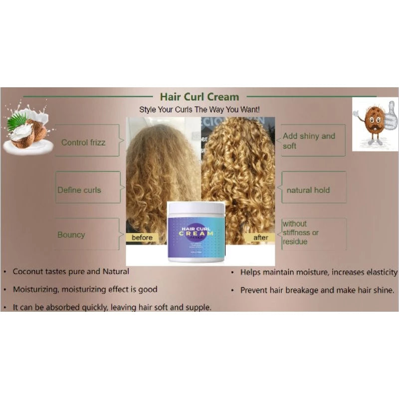 Hair Curl Cream 250g/8.8fl.oz