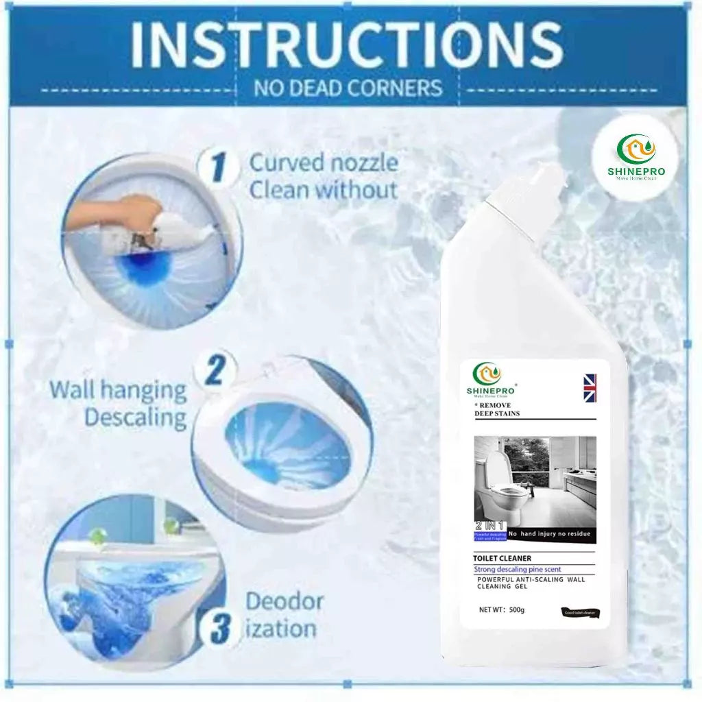 Toilet Cleaner Powerful Anti-Fouling Wall Cleaning Gel Cleaner 100% 500grams