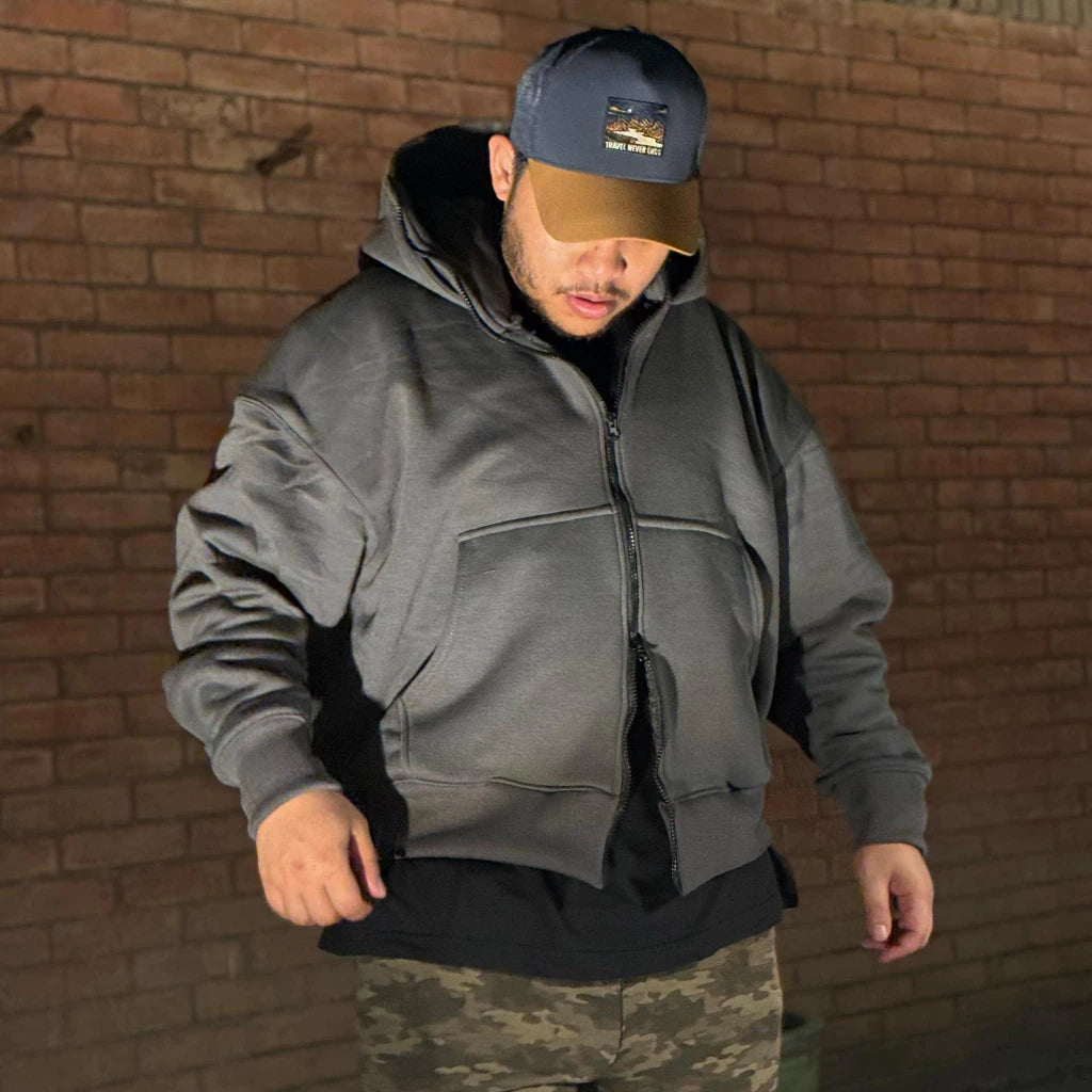 𝗚𝗢𝗧 𝗦𝗧𝗬𝗟𝗘 | Double Zip Balaclava Hoodie