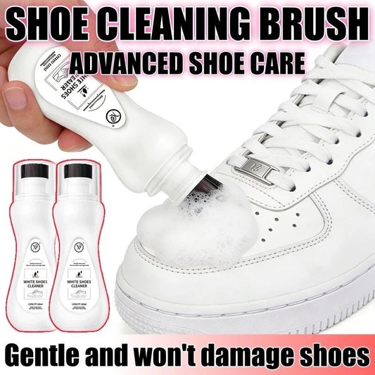 White Shoe Cleaning Foam With Built-in Brush Convenient And Quick Cleaning Foam Cleansing 100ml