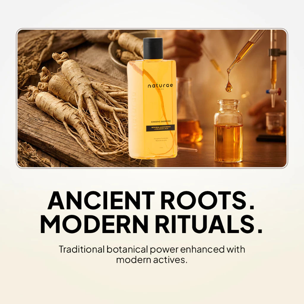 [Naturae] Anti-Hair Fall & Deep Hair Repair Ginseng Shampoo with Real Ginseng, Hyaluronic Acid