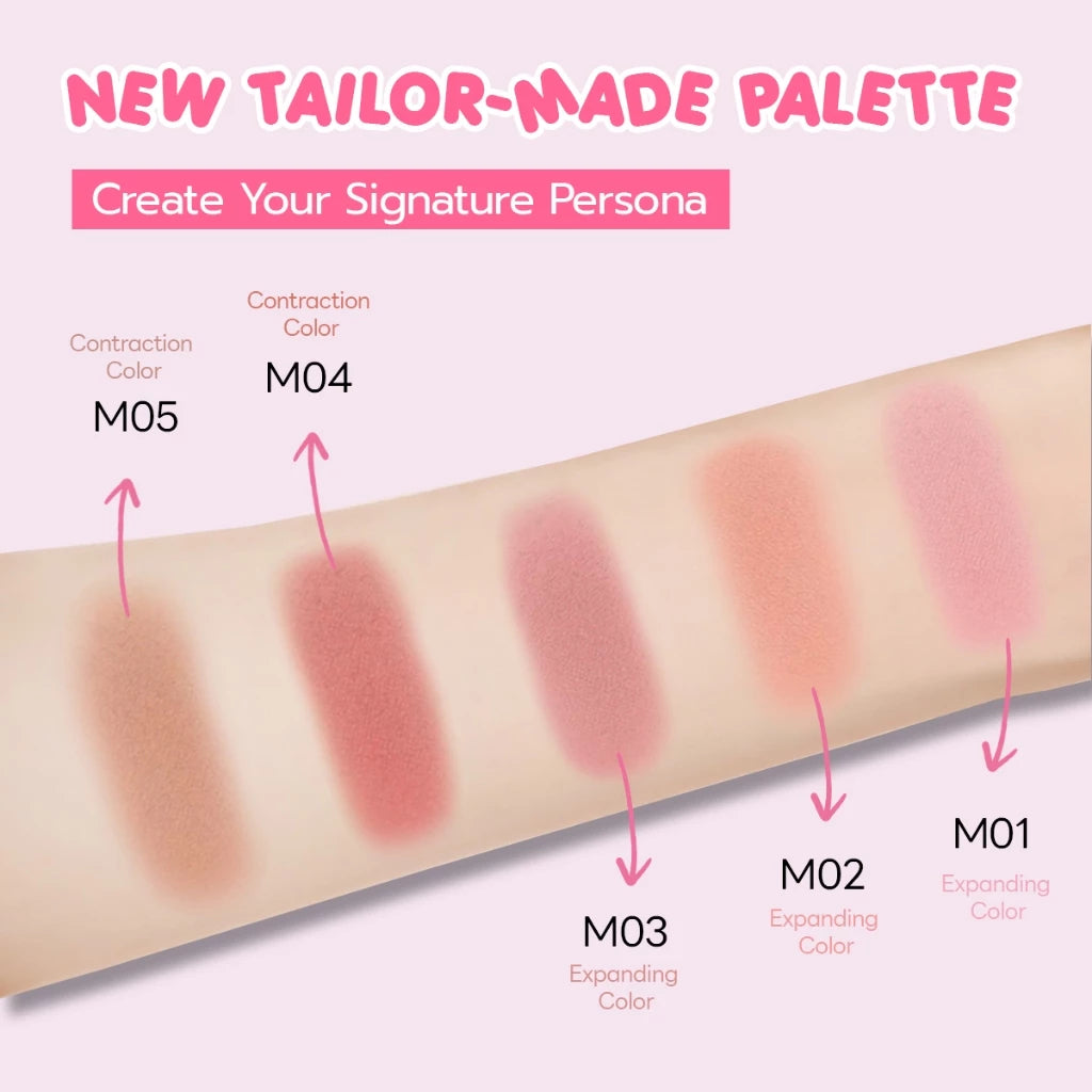 CHIC.PEAK Make up Blush Mud Airy Matte Long Lasting Waterproof Cream Blush Natural Korean Glow