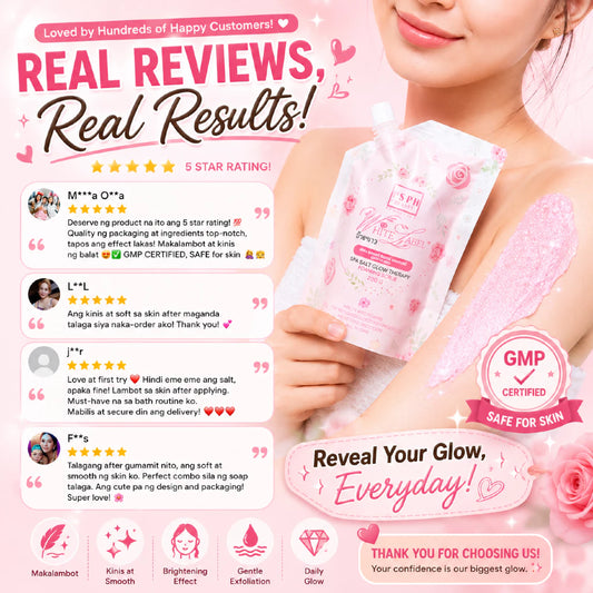 PSPH Beauty White Label Spa Salt Glow Therapy Foaming Scrub 200g Face and Body Whitening Scrub