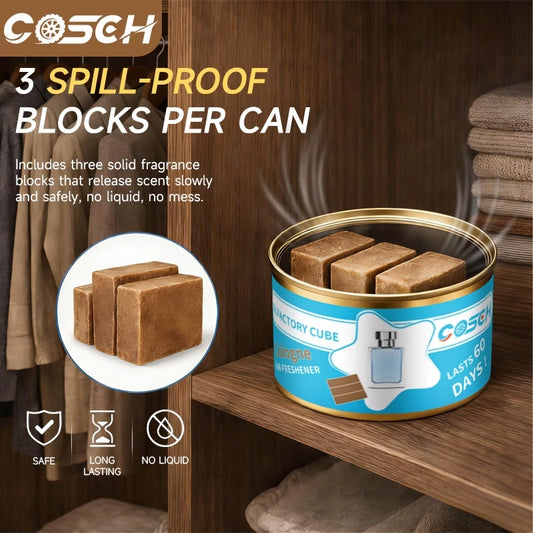 BUY 2 TAKE 1 COSCH Car Air Freshener Coconut Fragrance | Long-Lasting Car Deodorant Safe & Odor Eliminator