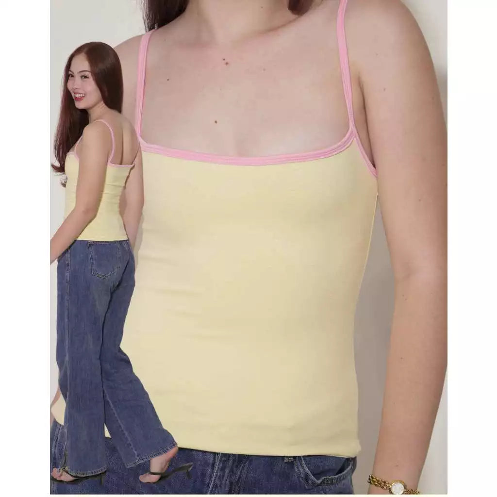 BUY 1 TAKE 1 ERIN PIPER TWO TONED TANK TOP BASIC EVERYDAY WEAR COMFY