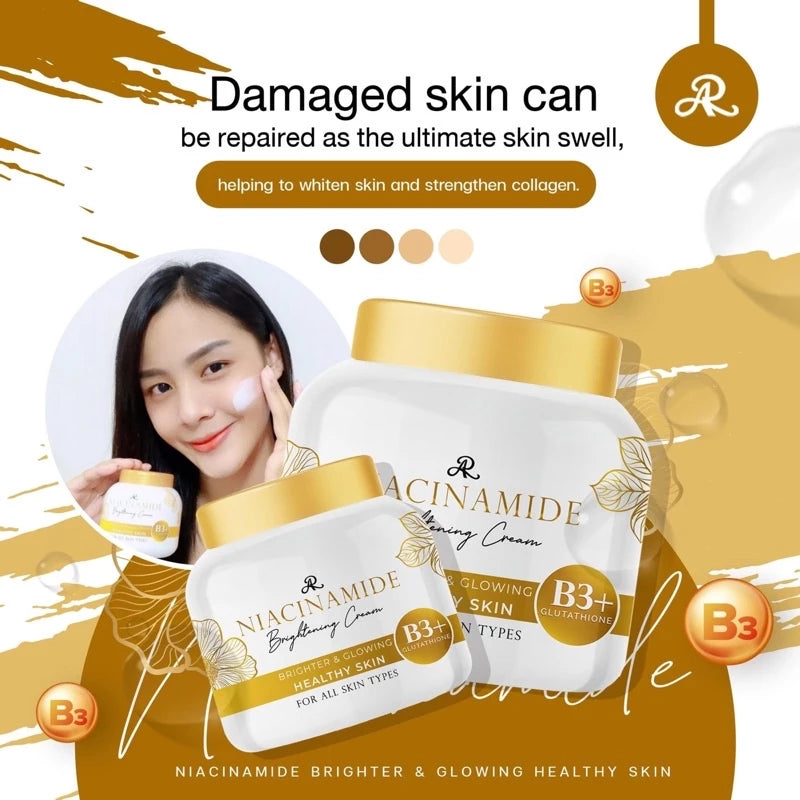 AR Niacinamide Brightening Cream 200ml from Thailand