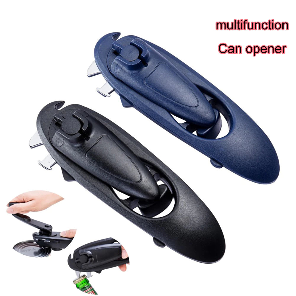 8in1 Can Opener Kitchen Portable Tool Safety Creative Multifunctional Accessorie Beer Bottle Opener