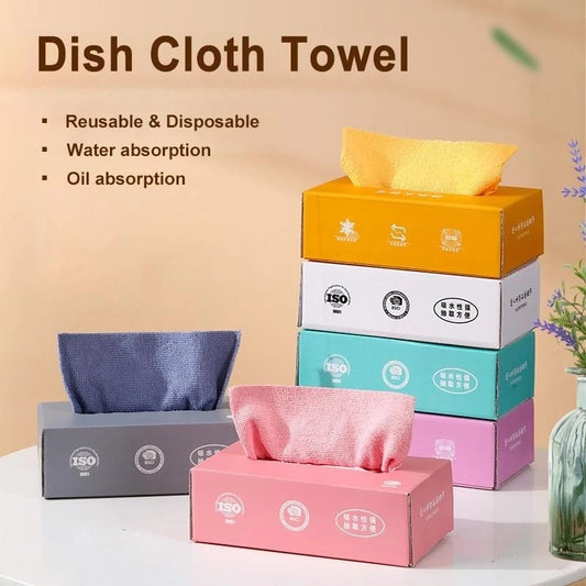 Buy 1 Take 1 Kitchen Microfiber Towel 20PCS per Box Super Absorbent Cleaning Dish cloth Wash Cloth