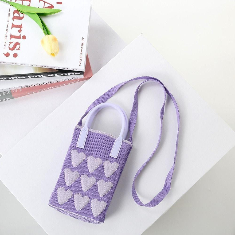 ALDAL Knit Handbag, Mini High-capacity Knot Wrist Bag, Fashion Knit Handmade Shopping Bags Women