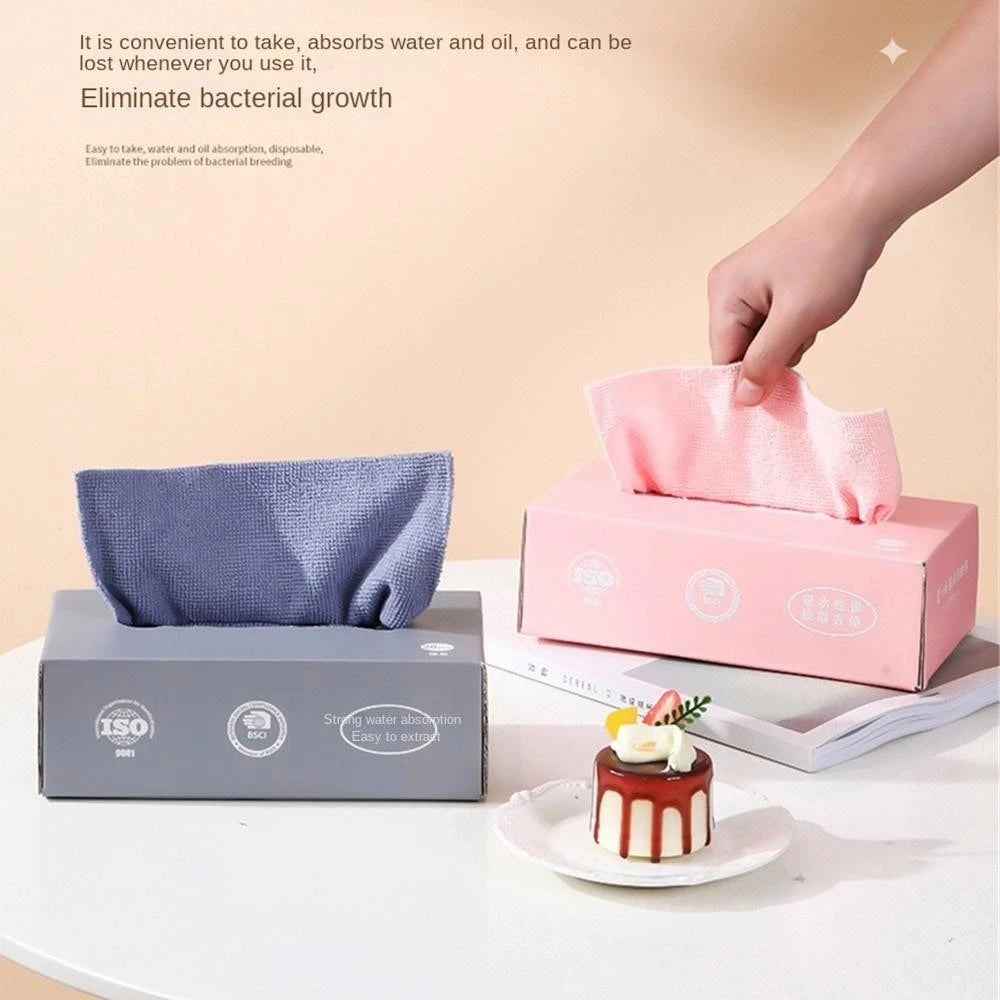 Buy 1 Take 1 Kitchen Microfiber Towel 20PCS per Box Super Absorbent Cleaning Dish cloth Wash Cloth