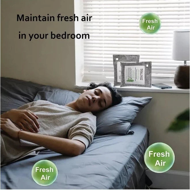 Activated Bamboo Charcoal Bag Odor Remover Air Purifying Bags Car Room Charcoal Deodorant Bag