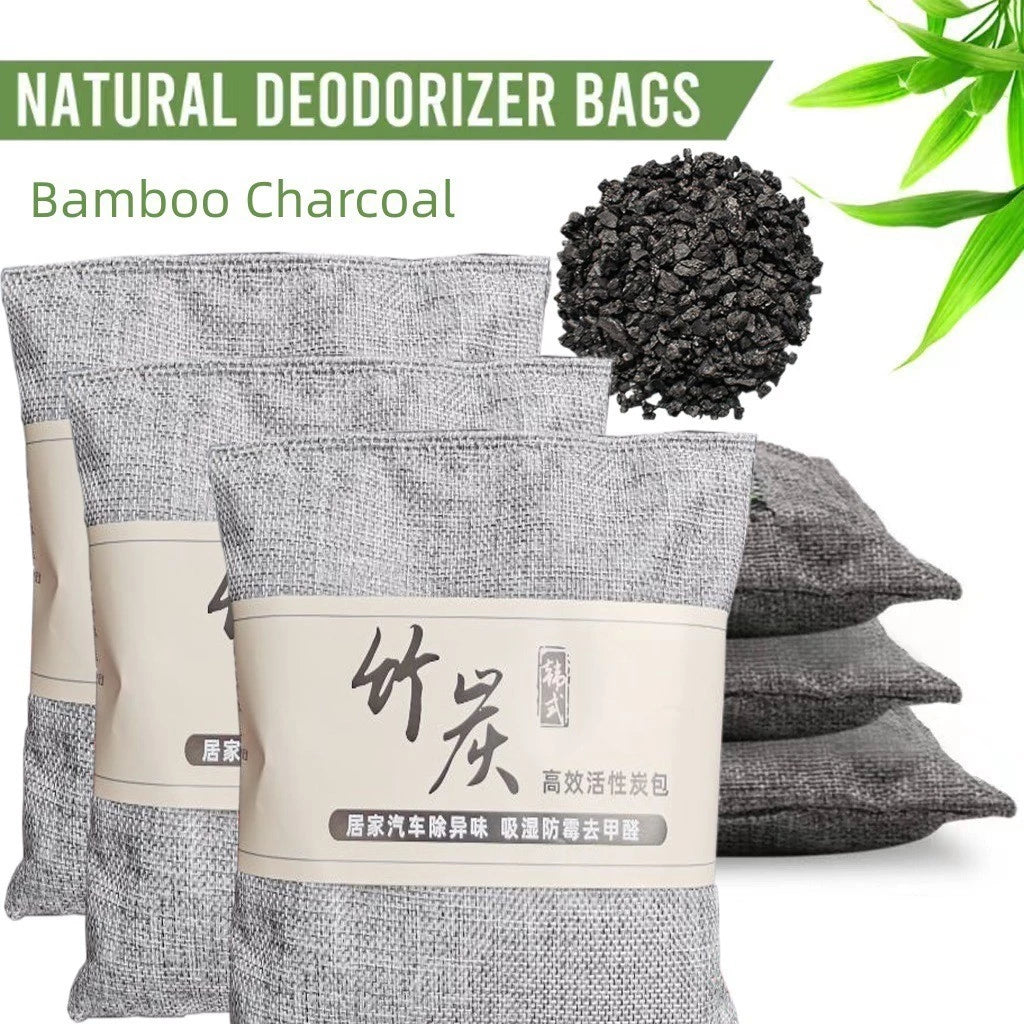 Activated Bamboo Charcoal Bag Odor Remover Air Purifying Bags Car Room Charcoal Deodorant Bag