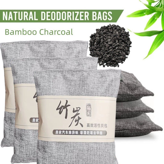 Activated Bamboo Charcoal Bag Odor Remover Air Purifying Bags Car Room Charcoal Deodorant Bag