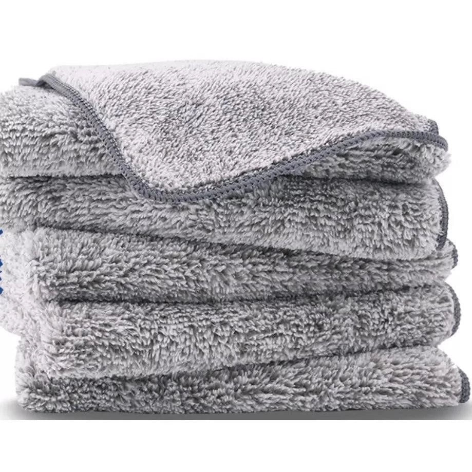 Kitchen Rags Oil Free Bamboo Charcoal Fiber Dish Washing Towels Strong Cleaning Power Cloth