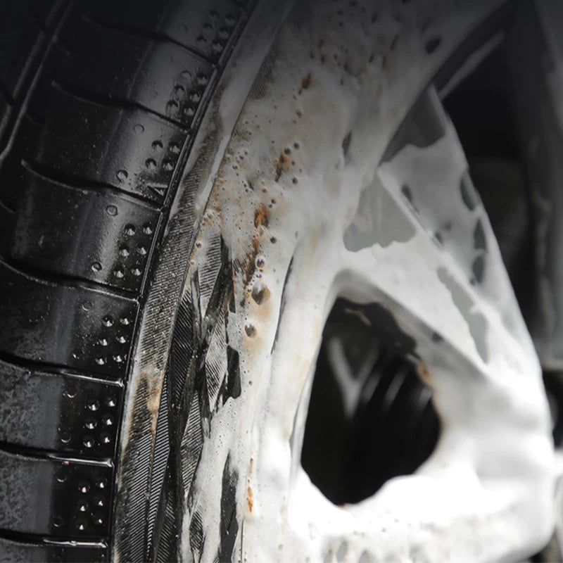 Tire Foam Cleaner Car Tire Black Retreading Maintenance Motor Tire Spray Foam Cleaner Polish 600ML