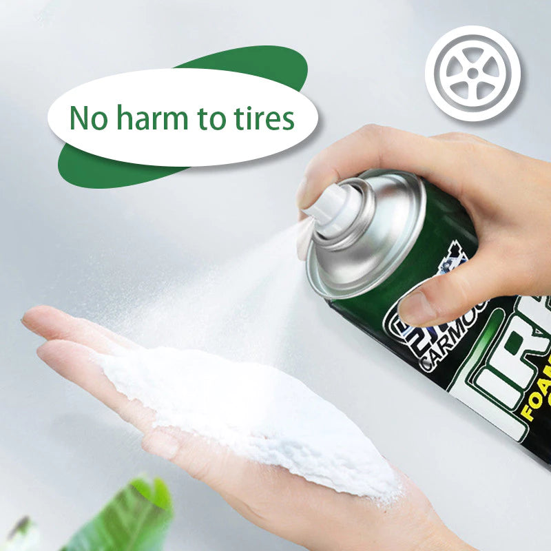 Tire Foam Cleaner Car Tire Black Retreading Maintenance Motor Tire Spray Foam Cleaner Polish 600ML