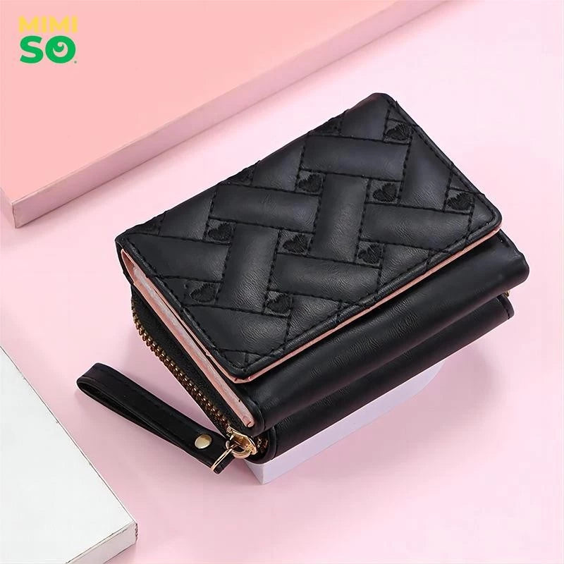 MIMISO YC002 Women's Wallet Short Women Coin Purse Wallets for Woman Card Holder Small Ladies Wallet