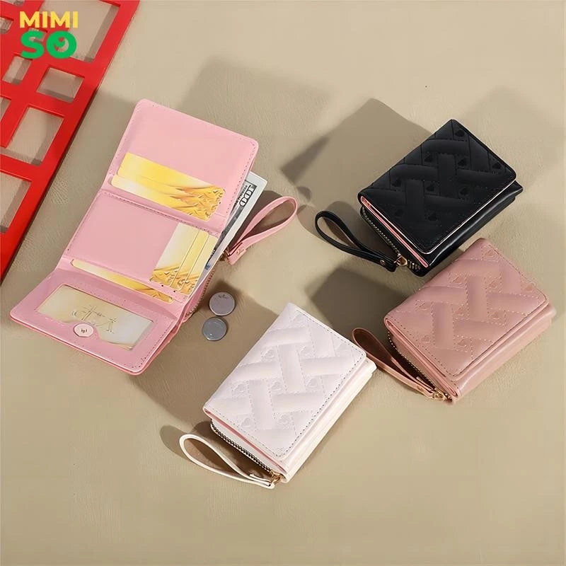 MIMISO YC002 Women's Wallet Short Women Coin Purse Wallets for Woman Card Holder Small Ladies Wallet