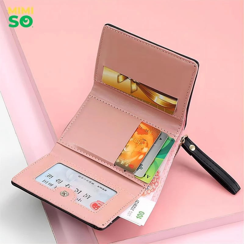 MIMISO YC002 Women's Wallet Short Women Coin Purse Wallets for Woman Card Holder Small Ladies Wallet