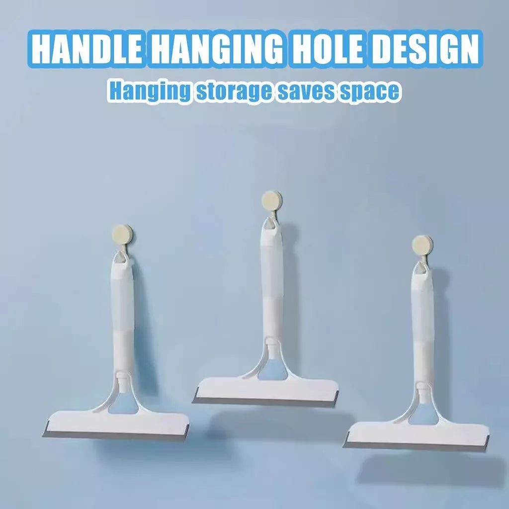 3 in 1 Window Cleaning Scraper,White 3 in 1 Spray Squeegee