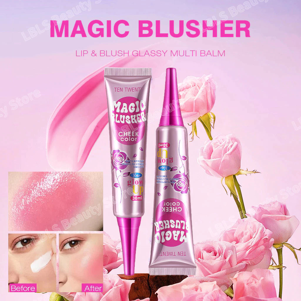 Buy 1 Take 1 TEN TWENTY Magic Color Changing Blusher and Kiss Waterproof Long Lasting Cheek Makeup