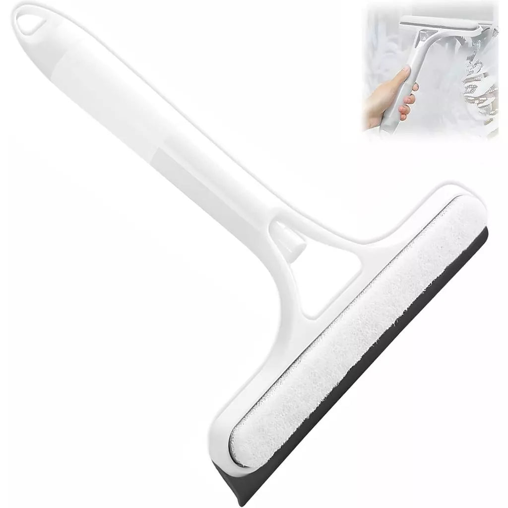 3 in 1 Window Cleaning Scraper,White 3 in 1 Spray Squeegee