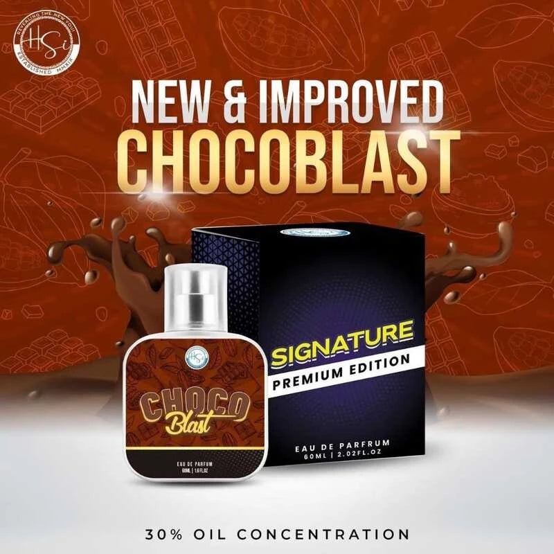 Choco Blast Perfume 60ml Premium Edition By HSI Scents Collection