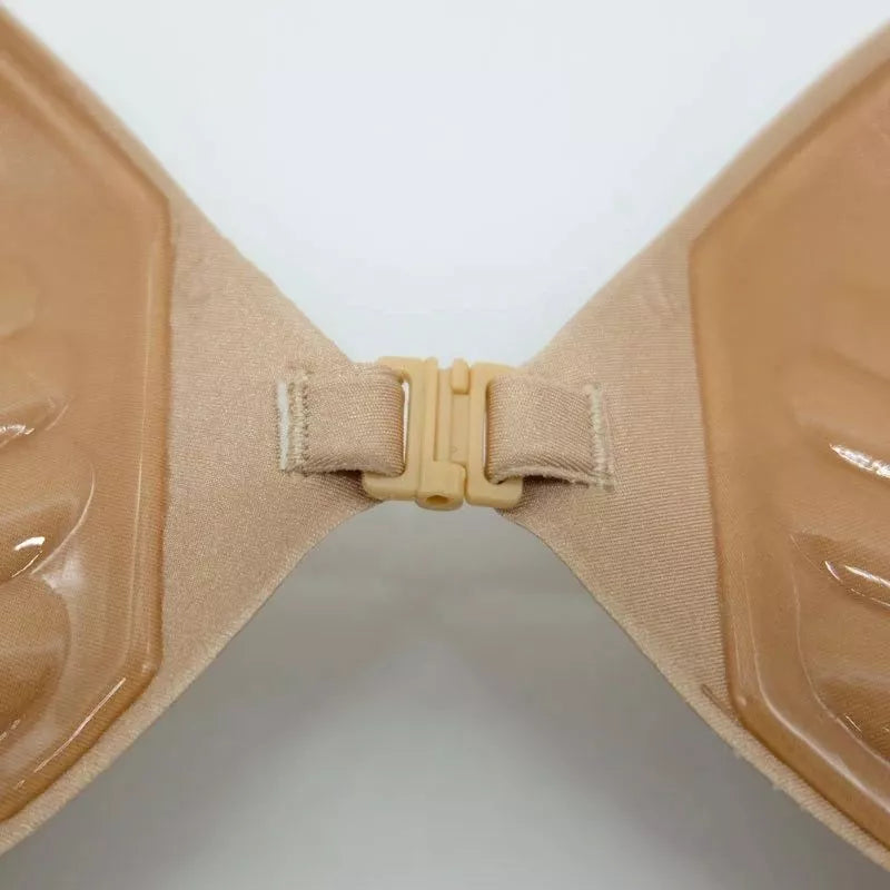 Women's Invisible Bra Stickers - Strapless, Thickened & Breathable, Seamless Gathered Design