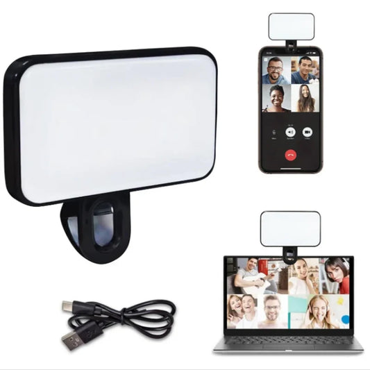 Lighting for Phone Laptop Tablet Computer / 3 Modes Selfie Makeup Lights / LED Clip